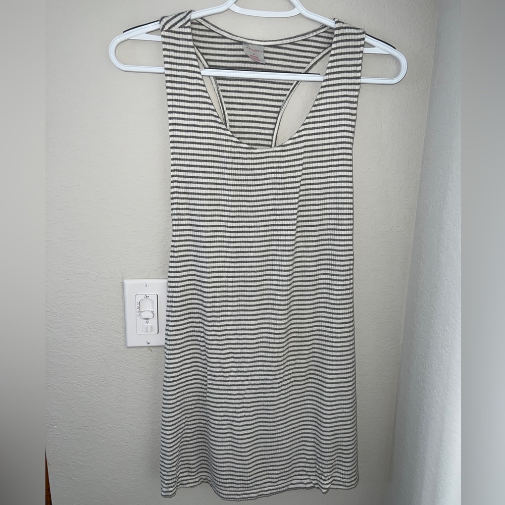 Striped Swimsuit Coverup